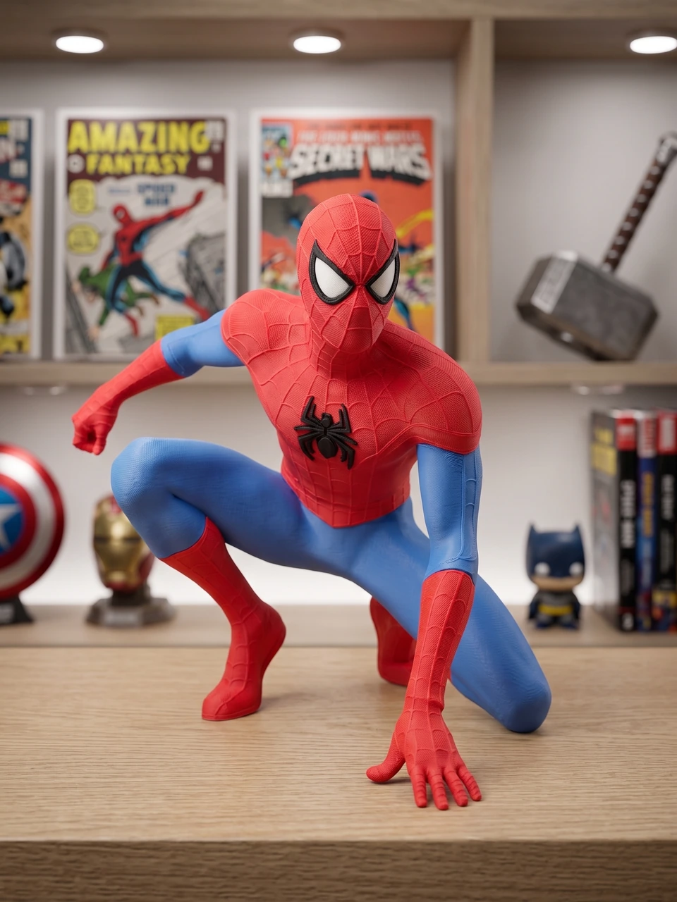 Peça de Homem-Aranha em impressão 3D — imagem 1